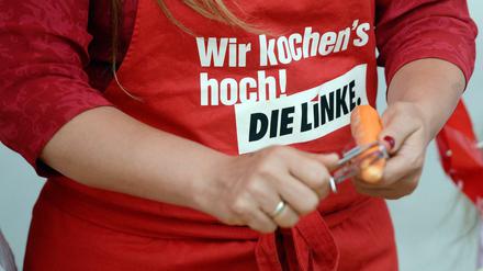 Ran an die Möhren. Am Sonntag findet der Parteitag der Linken statt. 