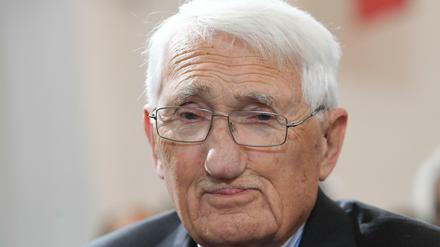 Der Soziologe und Philosoph Jürgen Habermas. Im Juni 2019 feierte er seinen 90. Geburtstag. 