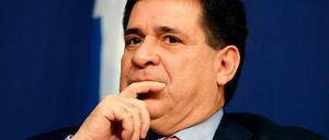 Paraguays Ex-Präsident Horacio Cartes während eines Forumsgesprächs im Jahr 2016 (Archiv). 