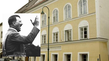 Hitlers Geburtshaus in Braunau.
