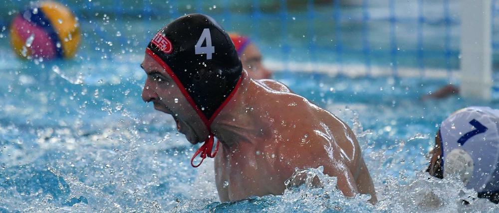 Treffsicher. Spandaus Mateo Cuk gelangen vier Tore. 