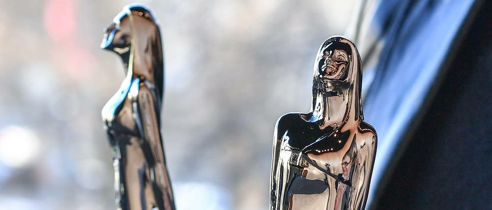 Stehen bereit. Die Statuetten des Europäischen Filmpreises.