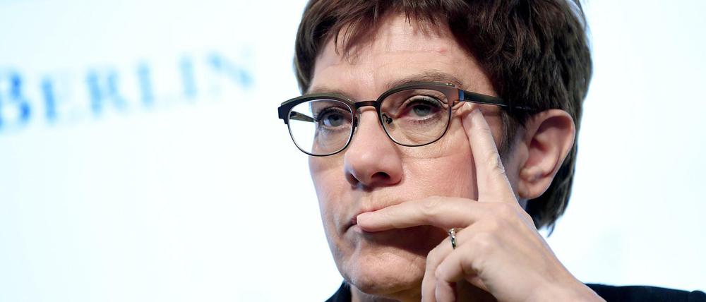 Parteichefin Annegret Kramp-Karrenbauer will beim Parteitag der CDU keine Niederlage einstecken.
