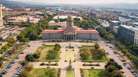 Relikt aus den 1930er Jahren: das Rathaus in Pretoria, Hauptstadt von Südafrika. 