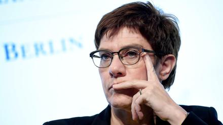 Hat es nicht leicht: Annegret Kramp-Karrenbauer (CDU)