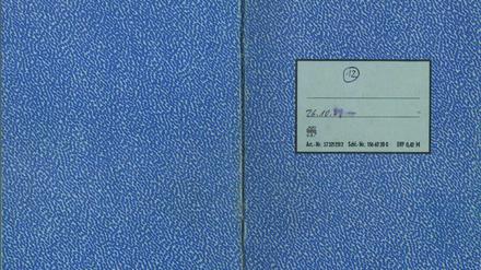 26.10.89 - ... Eines der Tagebücher der Wendezeit aus dem Archiv in Emmendingen. 