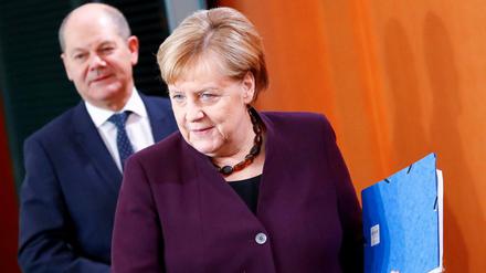 Die große Koalition regiert, die Bürger verlieren das Vertrauen: Kanzlerin Angela Merkel und Vizekanzler Olaf Scholz.