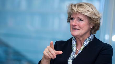 Zuversichtlich. Kulturstaatsministerin Monika Grütters, hier 2018 bei einem Interview mit der Deutschen Presse-Agentur.