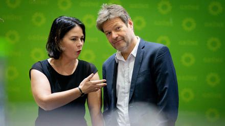 Annalena Baerbock und Robert Habeck, Bundesvorsitzende von Bündnis 90/Die Grünen. 