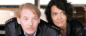 Ben Becker und Ulrike Folkerts als Stefan Tries und Lena Odenthal im erfolgreichen "Tatort" am Sonntag. 