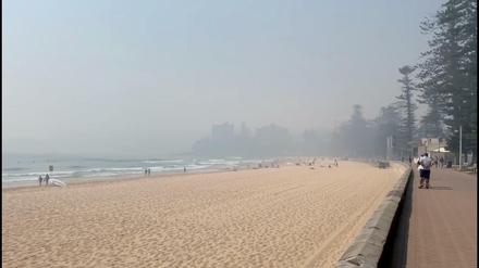 Rauch über Sydney.