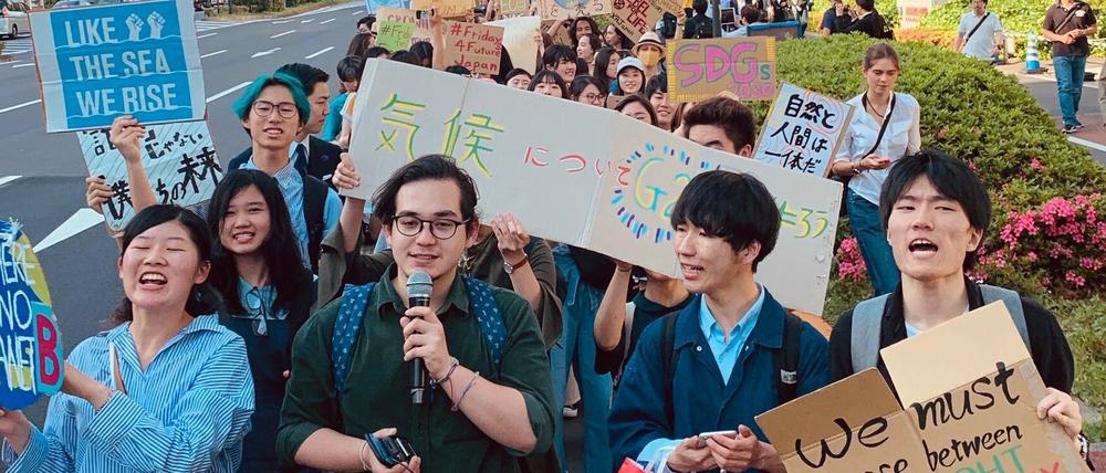 Mangelnde Protestbereitschaft: Nur rund 5000 Japaner gingen bisher für das Klima auf die Straße.