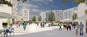 Vision für Lichterfelde Süd: Auf dem ehemaligen Truppenübungsplatz der US-Armee soll ein Stadtviertel für 6000 Bewohner entstehen.