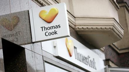 Ein Reisebüro von Thomas Cook in Düsseldorf.