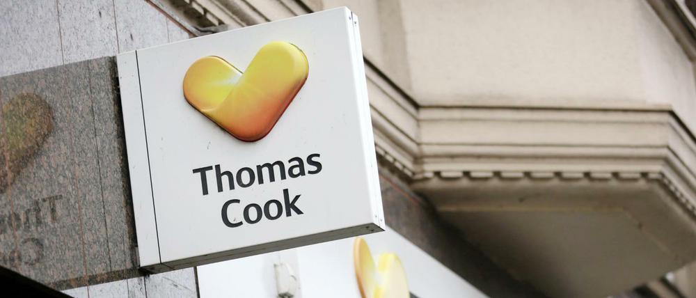 Ein Reisebüro von Thomas Cook in Düsseldorf.
