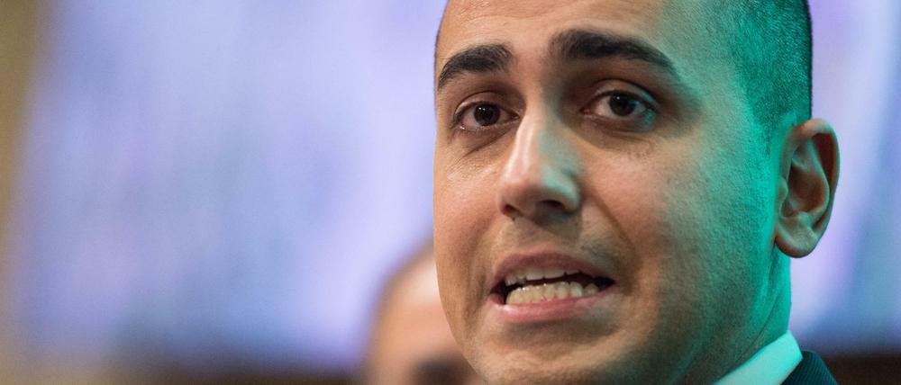 Der Chef der italienischen Fünf-Sterne-Bewegung, Luigi Di Maio