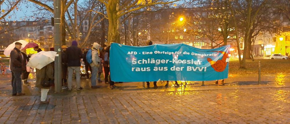 Der Protest.