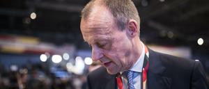 Der CDU-Politiker Friedrich Merz beim Parteitag in Leipzig.