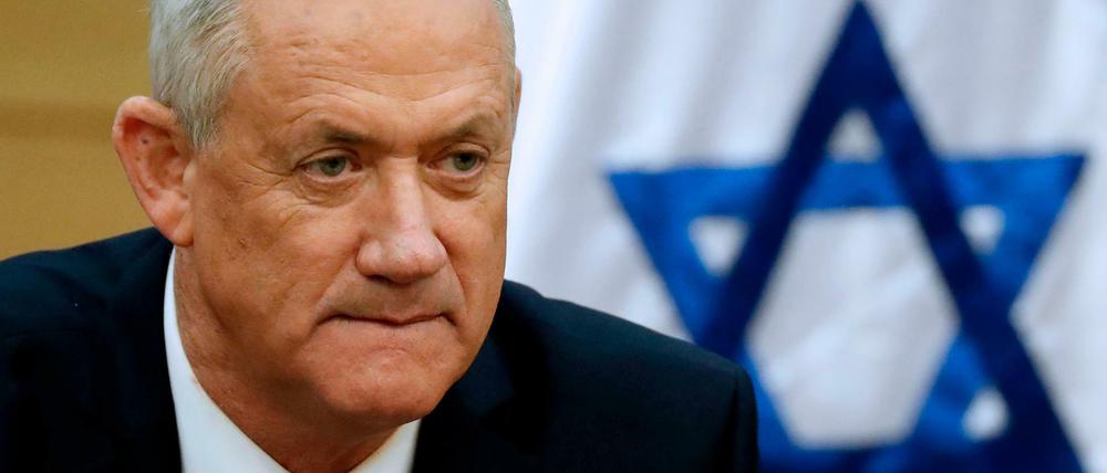 Benny Gantz, Vorsitzender des Bündnisses Blau-Weiß, sieht sich unter den gegenwärtigen Bedingungen nicht in der Lage, die Pattsituation im Parlament aufzubrechen.