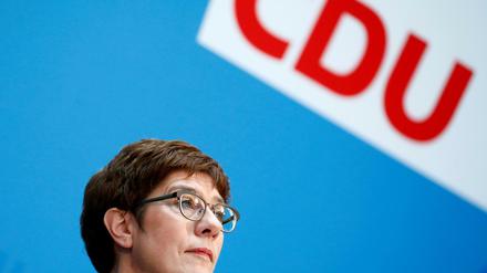 Die CDU-Vorsitzende Annegret Kramp-Karrenbauer.