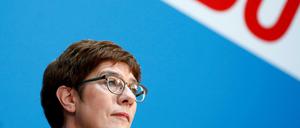 Die CDU-Vorsitzende Annegret Kramp-Karrenbauer.