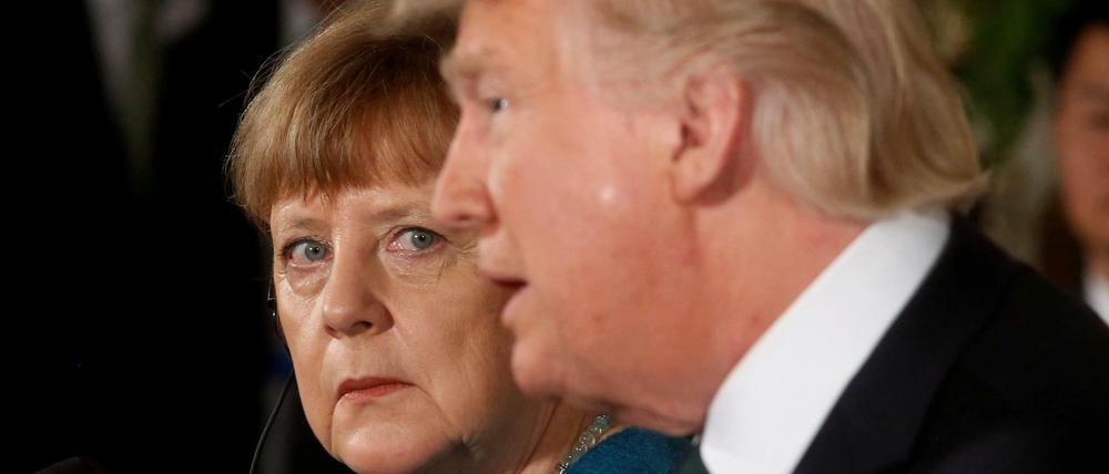 Bundeskanzlerin Angela Merkel und US-Präsident Donald Trump im März 2017 