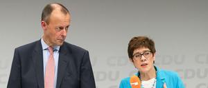 Annegret Kramp-Karrenbauer und Friedrich Merz. 
