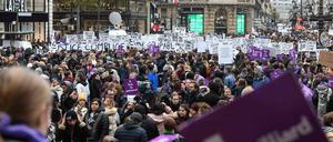 #NousToutes heißt die Bewegung der Demonstranten.