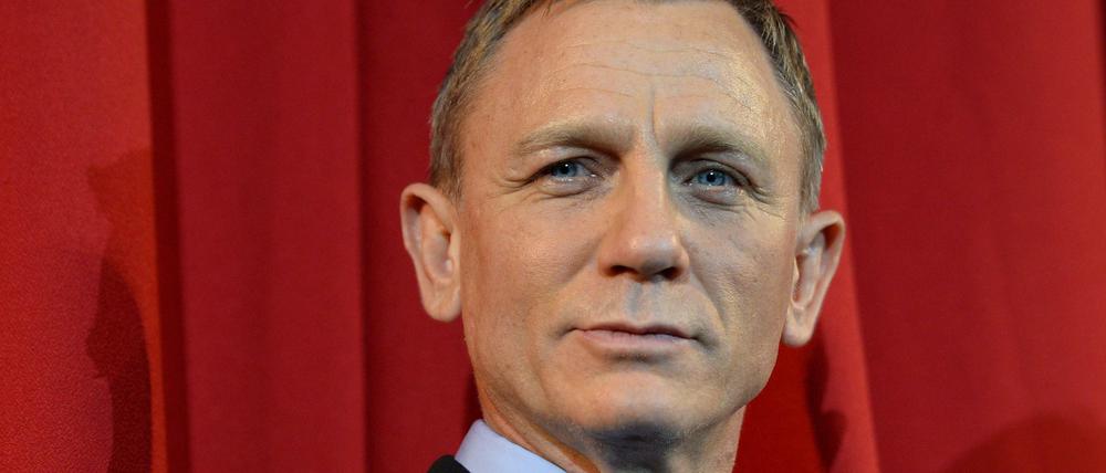 Hört auf. Schauspieler Daniel Craig, hier 2015 bei der Deutschlandpremiere des vorherigen James-Bond-Films „Spectre“.