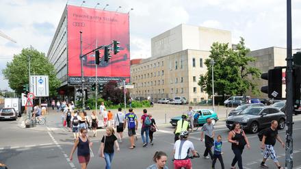 Hier soll der Erweiterungsbau für die Komische Oper entstehen, zwischen Unter den Linden und Glinkastraße