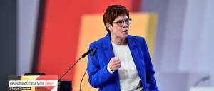 Annegret Kramp-Karrenbauer hielt eine mit viel Beifall bedachte Rede.