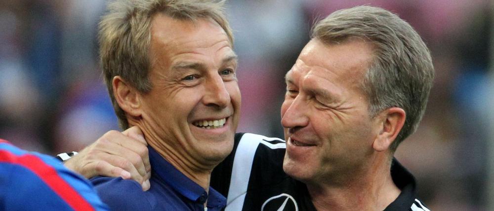 Wieder im Duett. Jürgen Klinsmann und Andreas Köpke sind bei Hertha BSC im Geschäft.