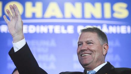 Wahlsieger Klaus Iohannis. 