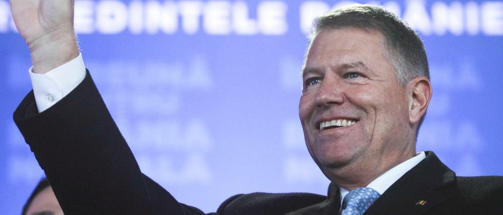 Wahlsieger Klaus Iohannis.