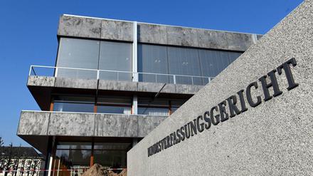 Das Verfassungsgericht am Karlsruher Schlossplatz. Immer wieder gibt es Konflikte mit der EU-Justiz.