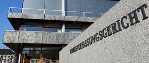 Das Verfassungsgericht am Karlsruher Schlossplatz. Immer wieder gibt es Konflikte mit der EU-Justiz.