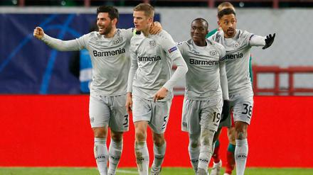 Gut drauf: Bayer Leverkusen feiert in der Champions League den nächsten Sieg.