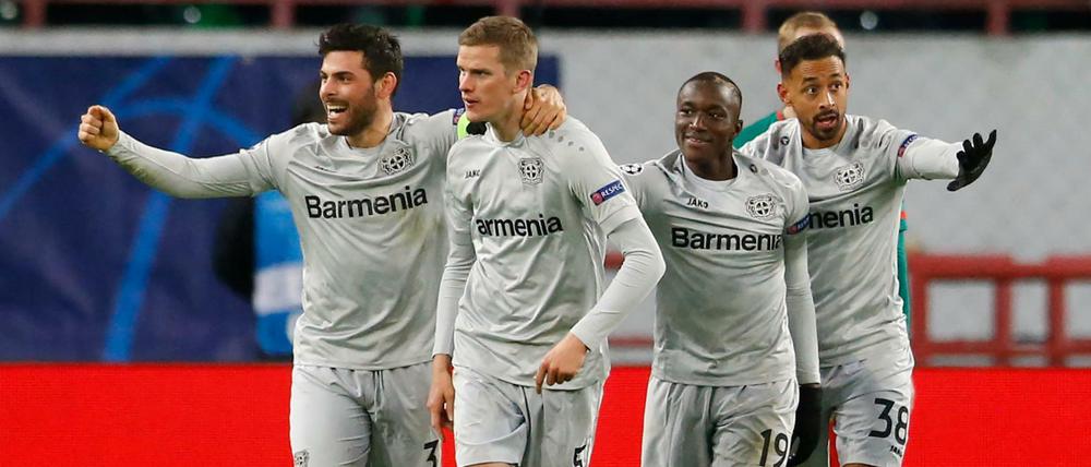 Gut drauf: Bayer Leverkusen feiert in der Champions League den nächsten Sieg.