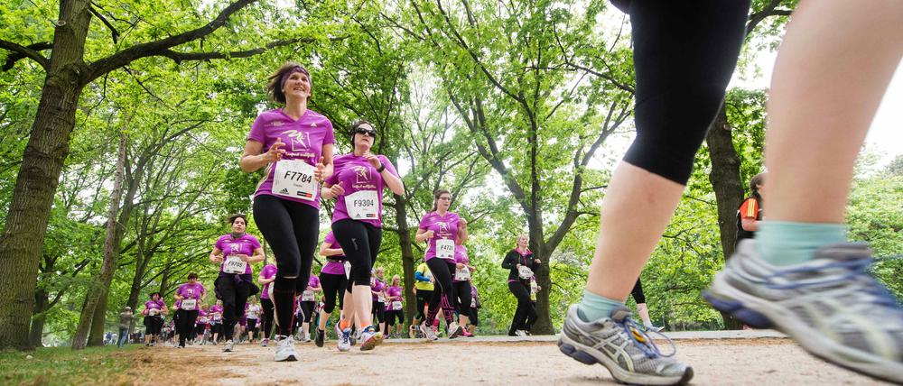 Laufen als Leidenschaft. Wie hier beim Frauenlauf im Berliner Tiergarten.