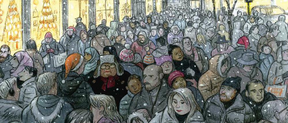 Weihnachtswahnsinn: Eine Seite aus „Cassandra Darke“.
