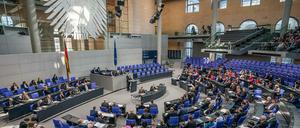 Plenum des Bundestags