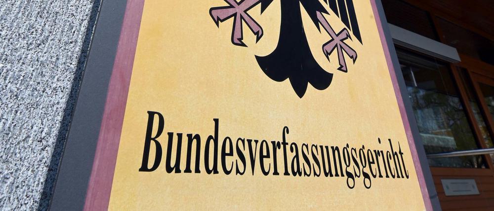 Das Bundesverfassungsgericht in Karlsruhe