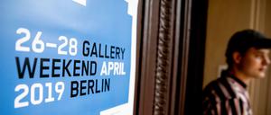 Das diesjährige Plakat des Gallery Weekend Berlin 