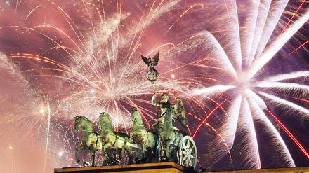 Schön, aber gefährlich. So sah das Feuerwerk über der Stadt vor einem Jahr aus.