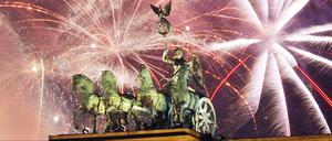 Schön, aber gefährlich. So sah das Feuerwerk über der Stadt vor einem Jahr aus.