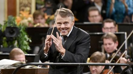 Mariss Jansons beim Neujahrskonzert der Wiener Philharmoniker 2012. 