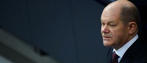 Der Bundesfinanzminister Olaf Scholz (SPD)