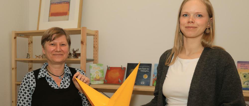 Sie geben Kindern Wärme in einem schrecklichen Alltag. Constanze Froelich (l.) und Kerstin Theissing vom Projekt „Escape Kids“.