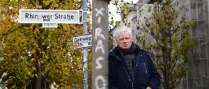 Auch das Haus Kopenhagener Straße 13, das gerade saniert wird, taucht in „Mein Skandinavisches Viertel“ von Torsten Schulz auf.   