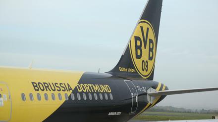 Eine Maschine mit dem Tross des BVB musste am Donnerstag durchstarten. (Archivbild)
